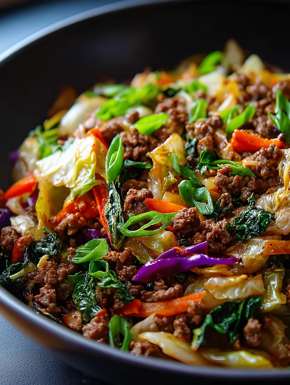 Eine Schüssel mit Fleisch und Gemüse.