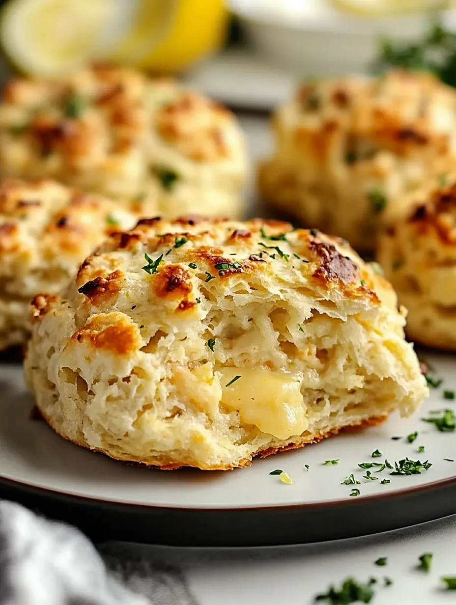 Ein Teller mit Brötchen, Käse und Kräutern.