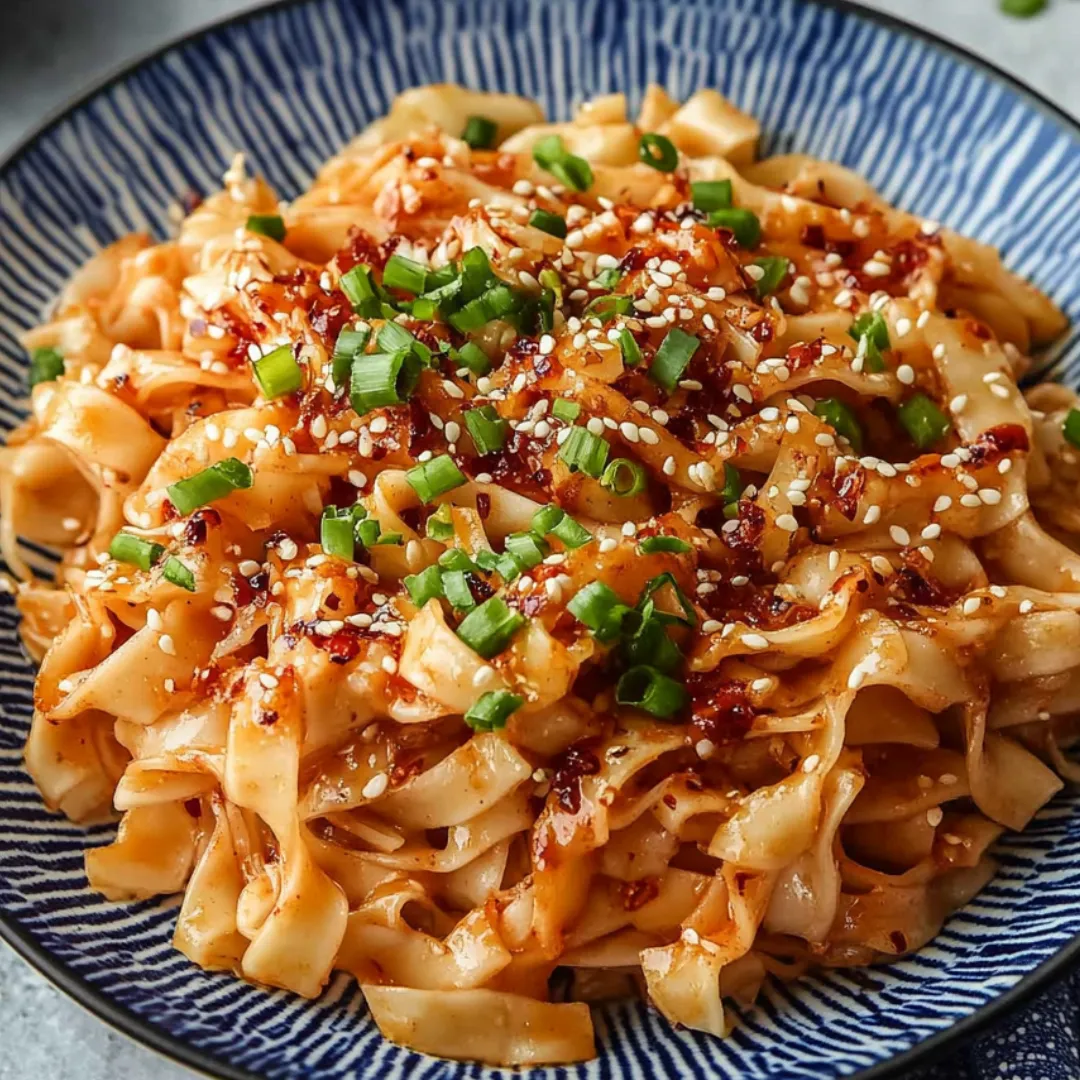Ein Schüssel mit Nudeln und Gemüse.