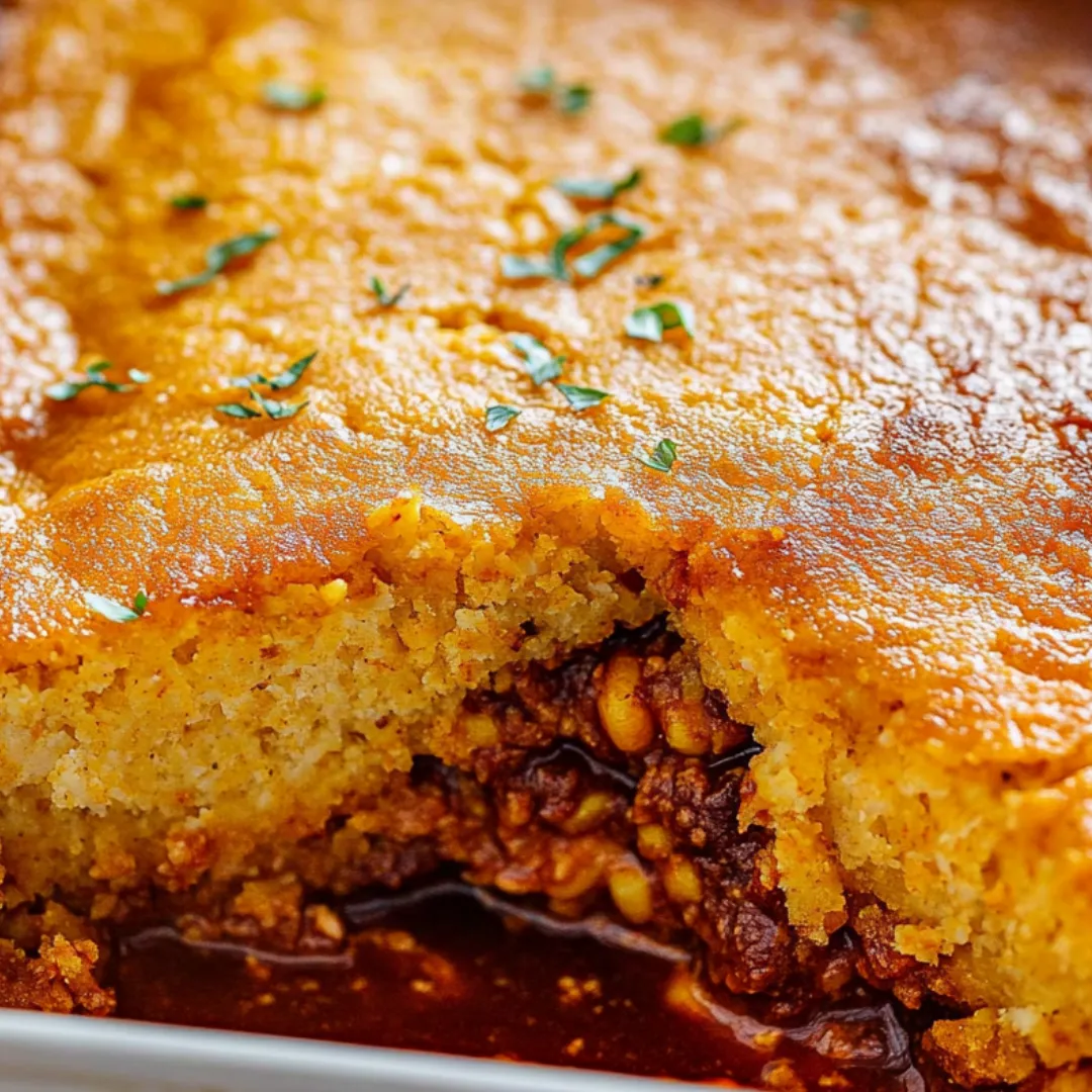 Ein Kuchenstück mit grüner Garnitur.