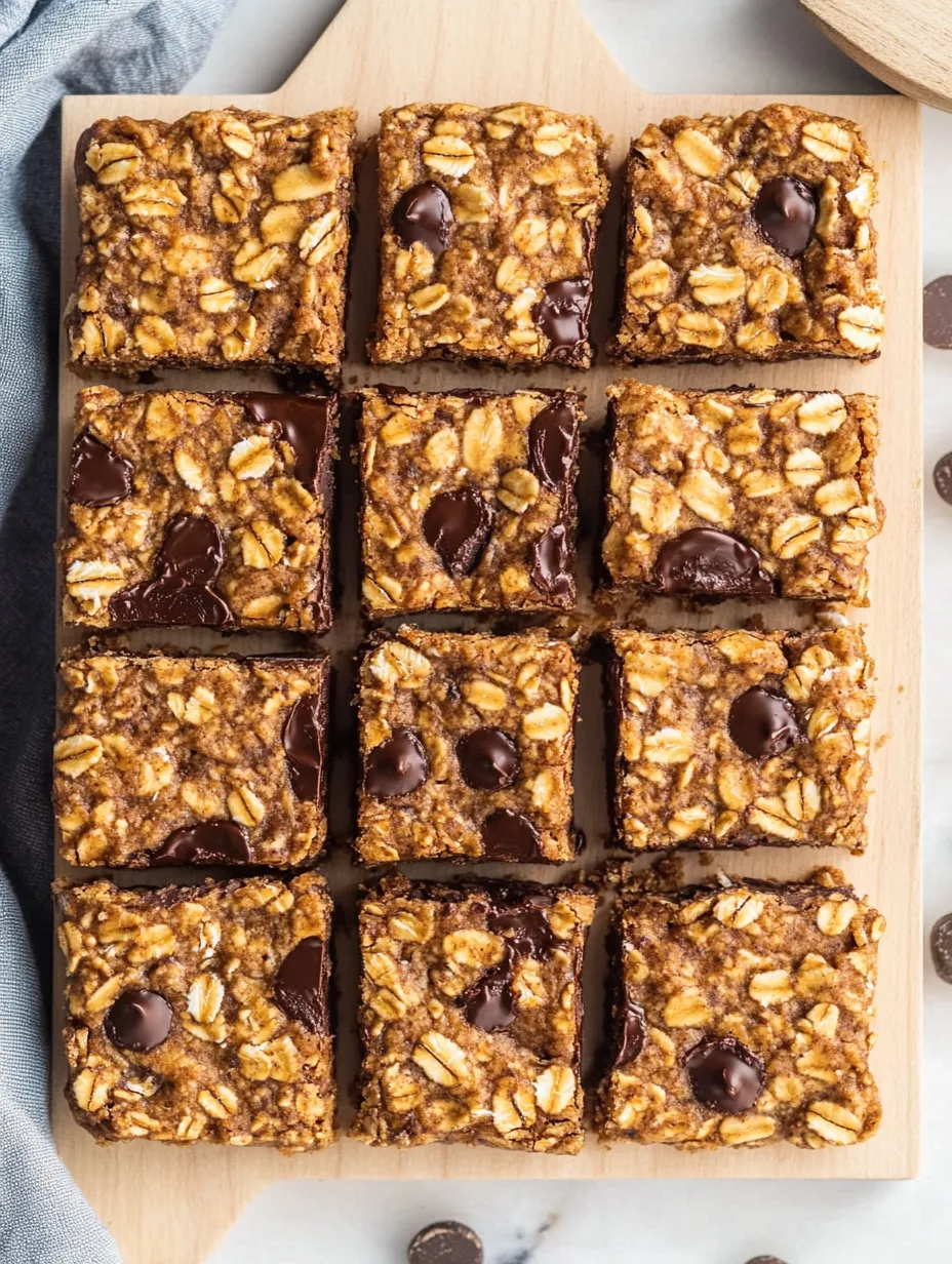 Ein Teller mit Brownies mit Schokostückchen und Nüssen.