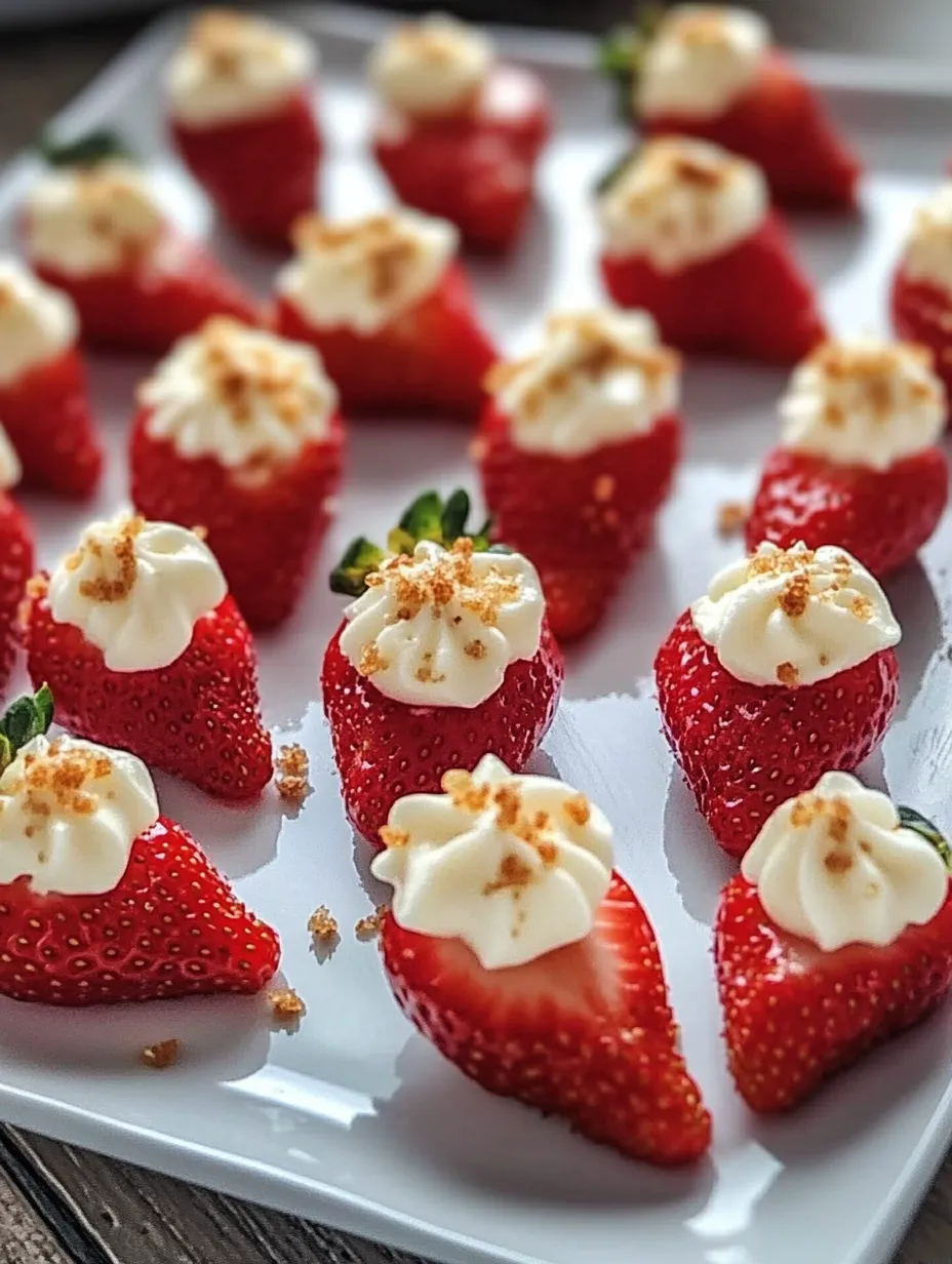 Ein Teller mit Erdbeeren und Schlagsahne.