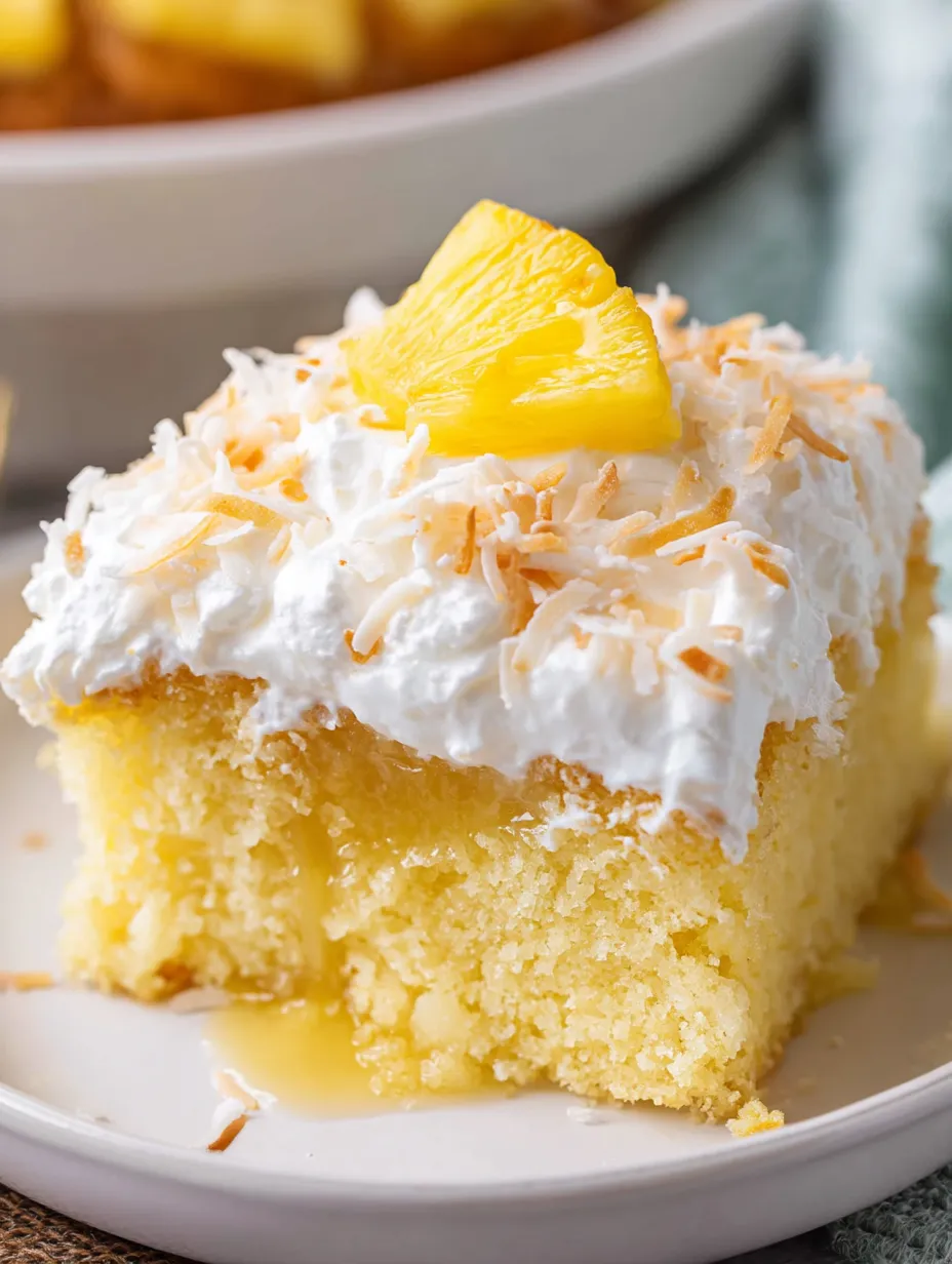 Ein leckeres Stück Kuchen mit weißer Glasur und einer Ananasscheibe als Dekoration.