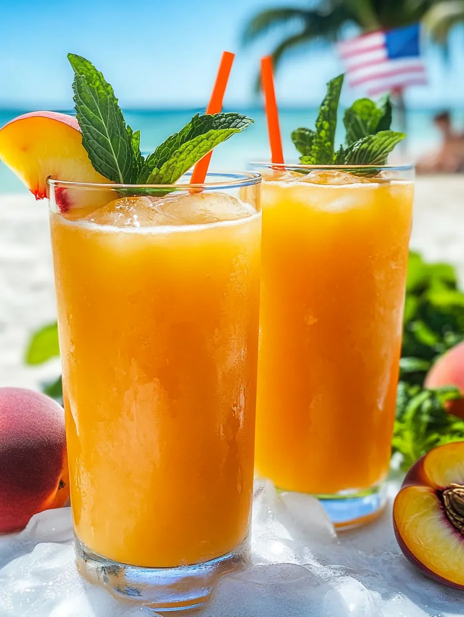 Zwei Gläser Orangensaft mit Strohhalmen.