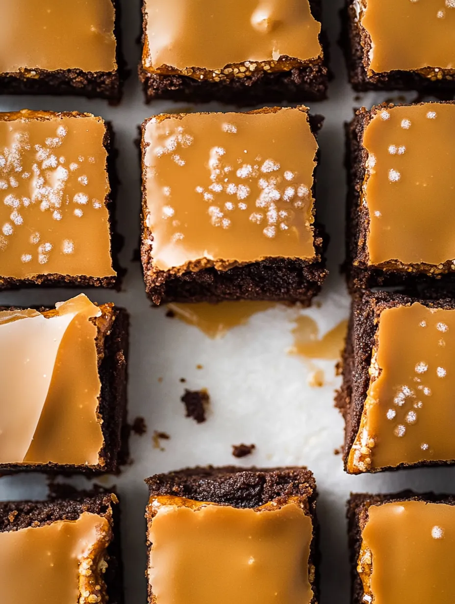 Nahaufnahme: Brownie mit weißem Zucker auf dem Topping.