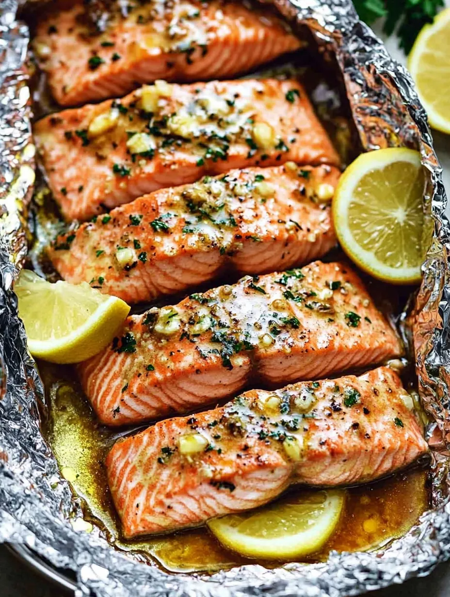 Gegarter Lachs mit Zitronenspalten on top.