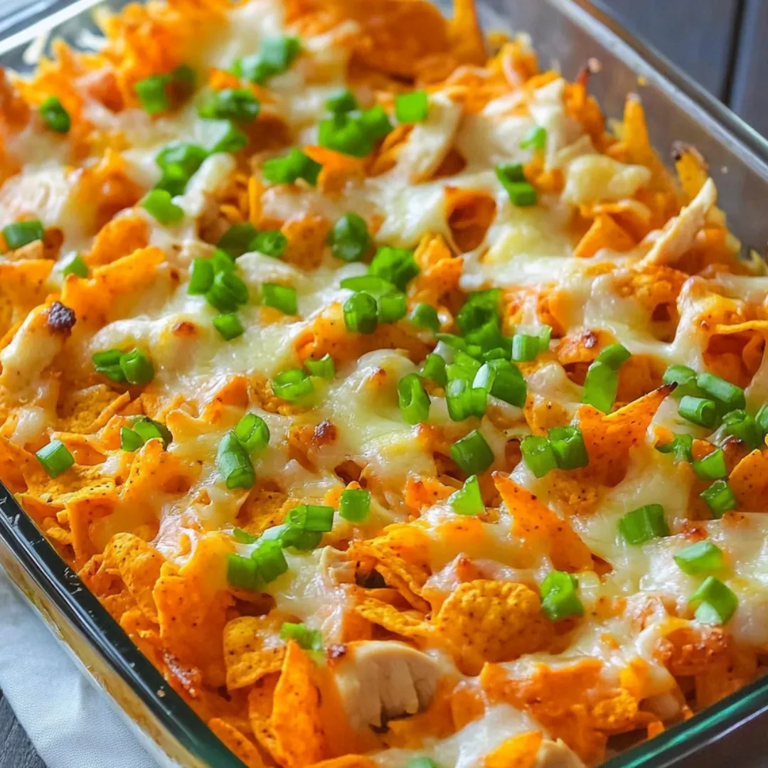Ein Teller Nachos mit Käse und Frühlingszwiebeln.