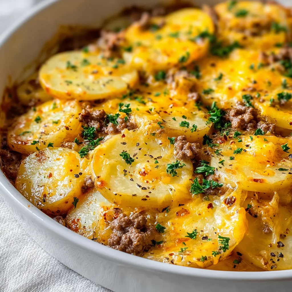 Herzhaft Hack Gratin Ofen.