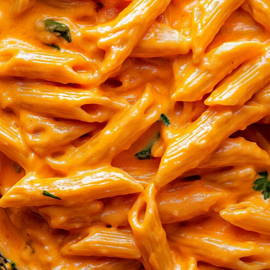 Schüssel mit Makkaroni in cremiger Sauce.