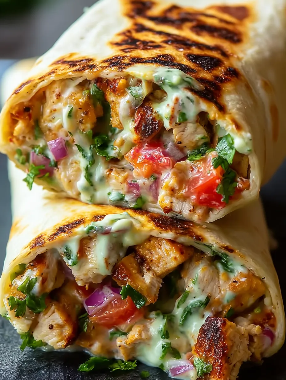 Burrito mit Fleisch und Gemüse.