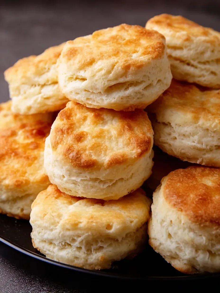 Ein Stapel buttriger Brötchen.