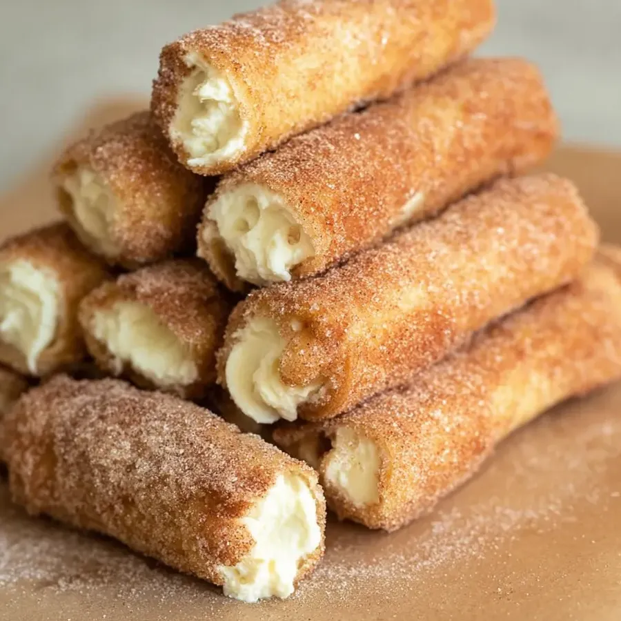 Stapel Donuts mit weißem Guss.
