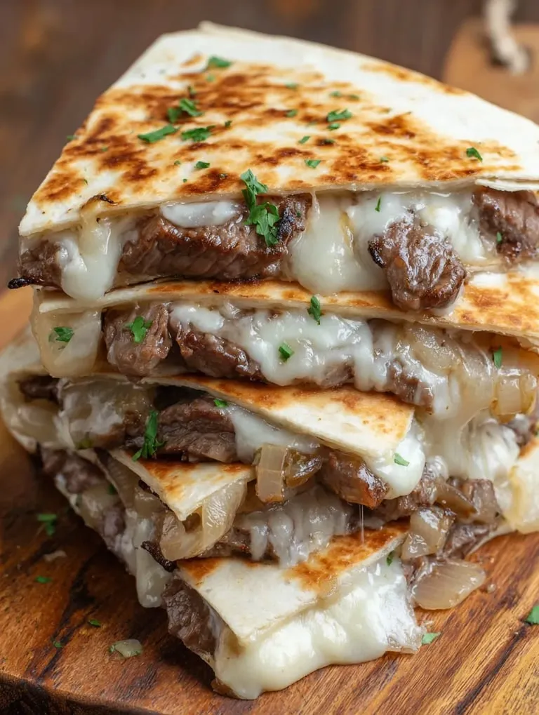 Ein Stapel mit Rindfleisch und Käse gefüllter Tacos.