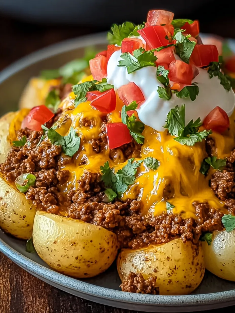 Ein Teller mit Essen und weißer Sauce oben drauf.