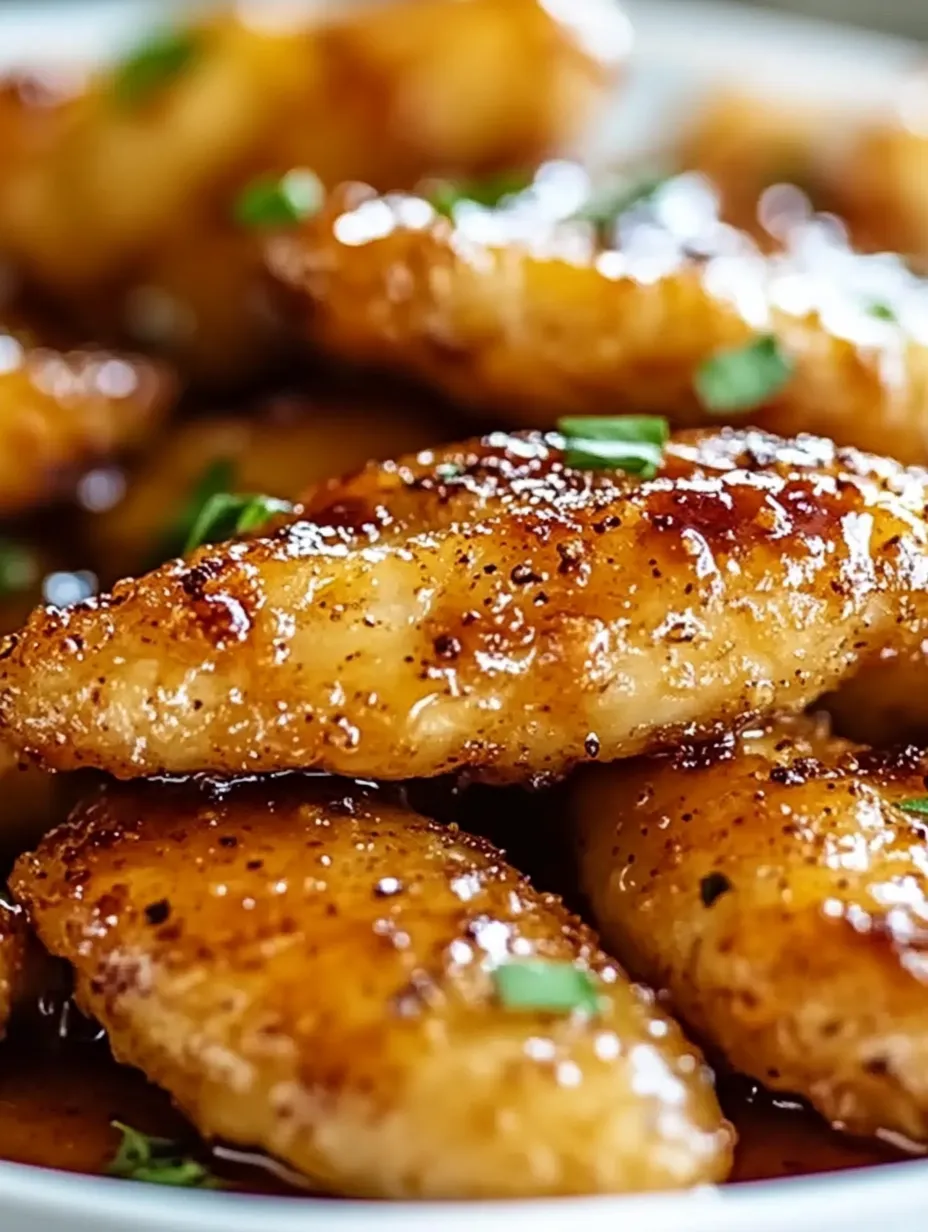 Knuspriges Hähnchen aus der Nähe.
