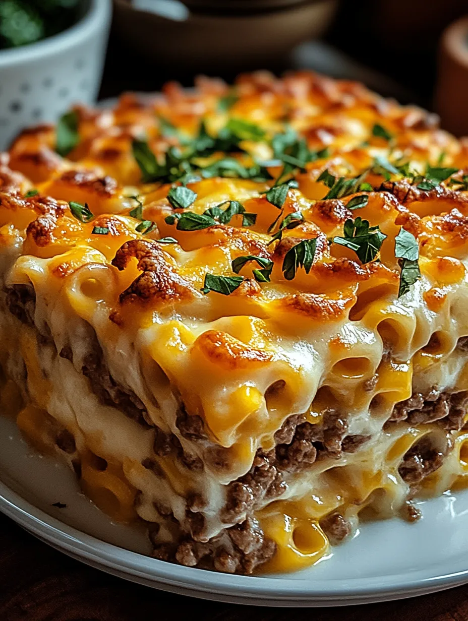 Eine Auflaufform mit Käse und Speck.