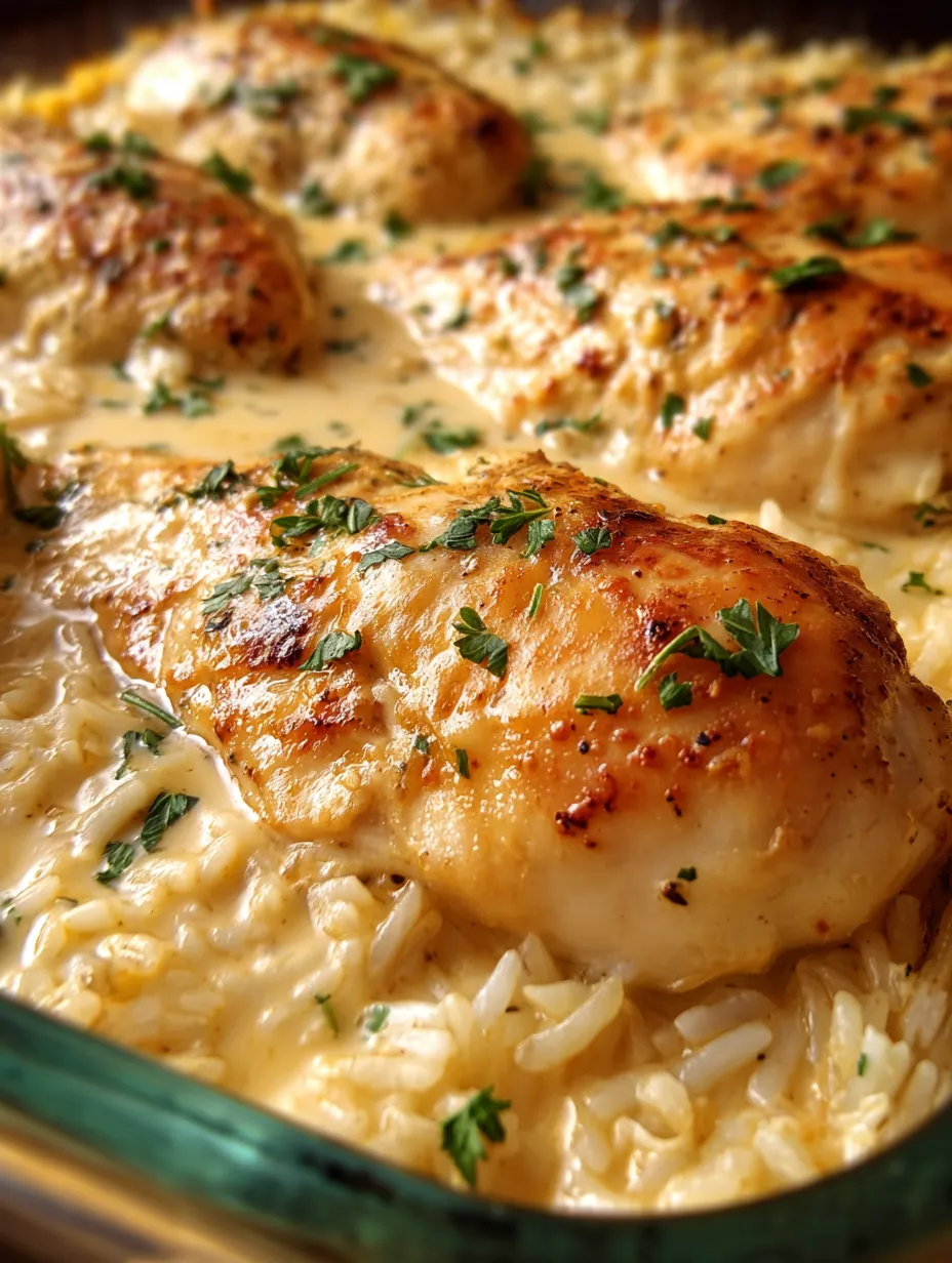 Hähnchen mit Reis und frischen Kräutern.