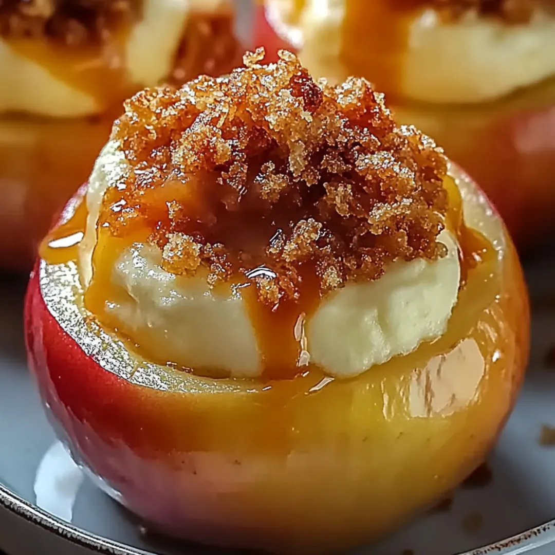 Ein Dessert ganz nah mit Karamellsoße.