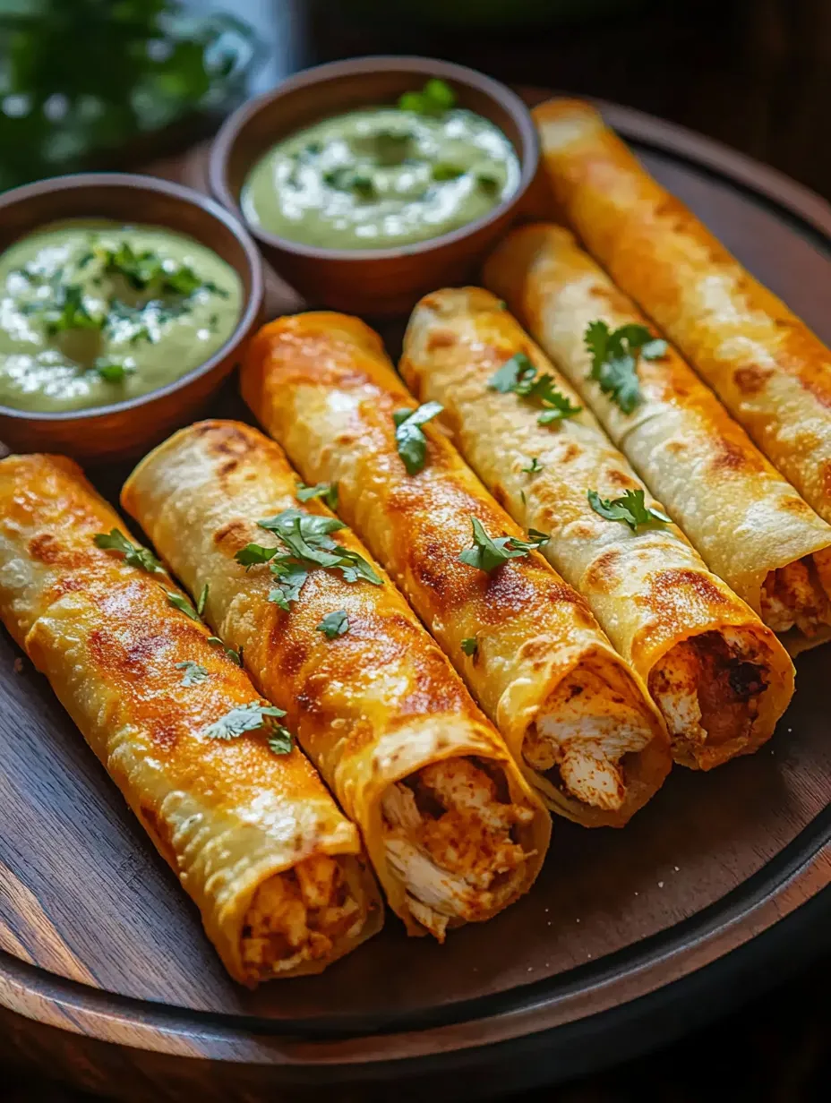 Ein Teller voller Leckerbissen mit zwei Schälchen Soße.