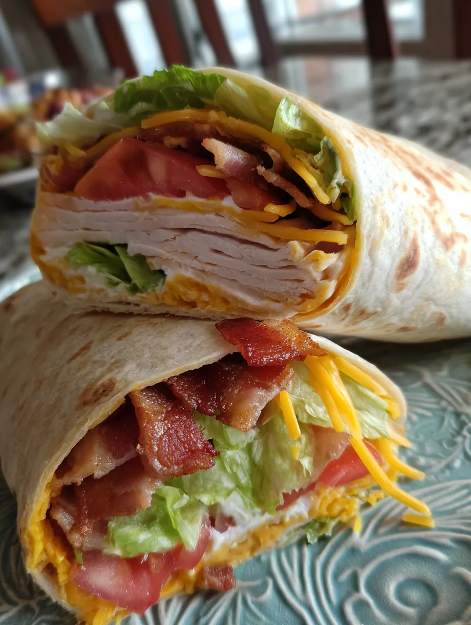 Sandwich mit Bacon und Salat.