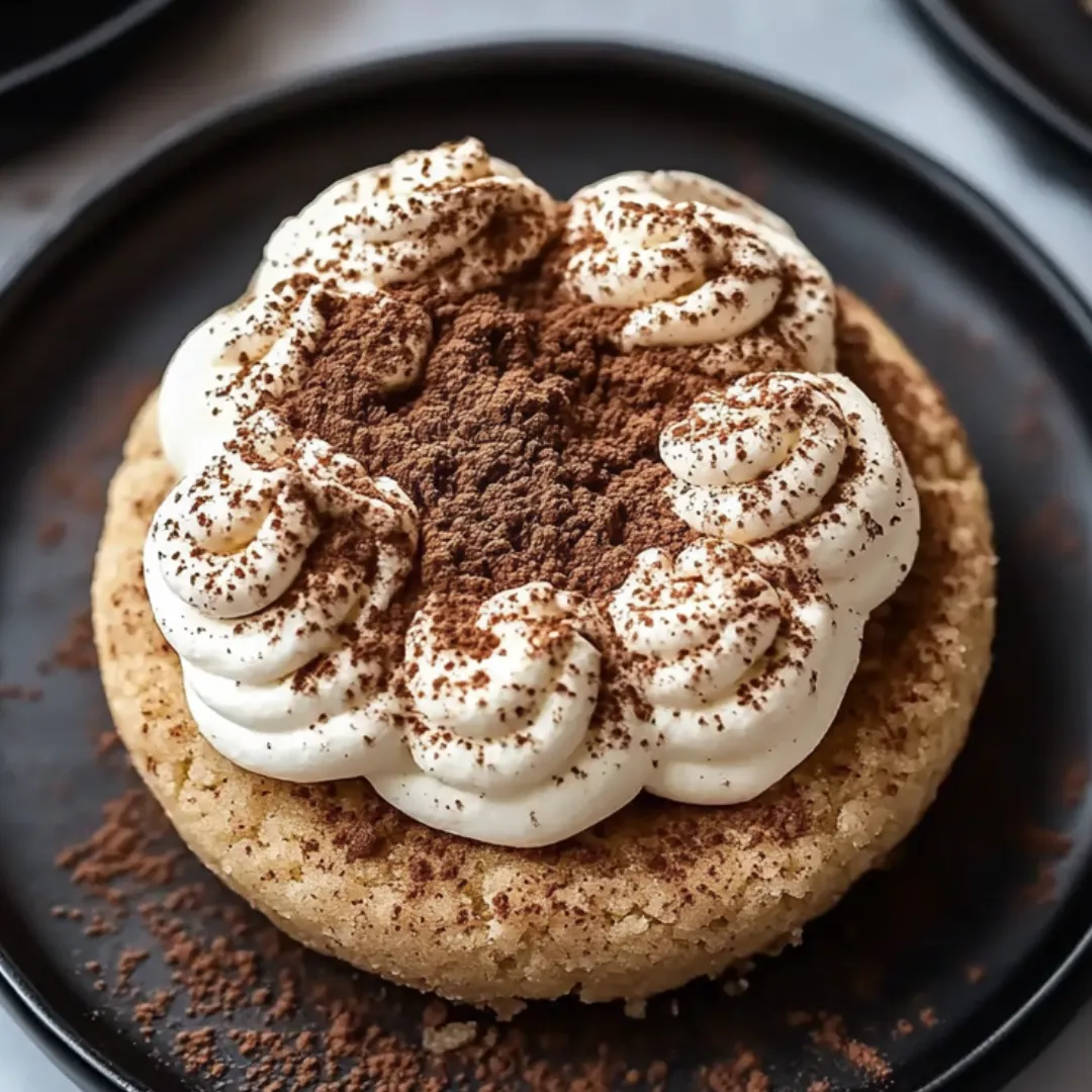 Ein Dessert mit weißer Schlagsahne und Schokosplittern.
