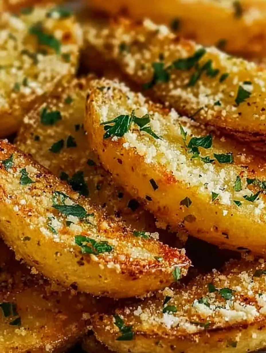 Knusprige Kartoffelspalten mit frischem Schnittlauch bestreut, Nahaufnahme.