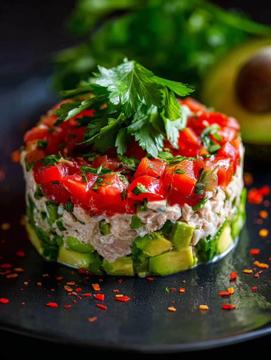 Ein Teller mit einem frischen Salat obendrauf.