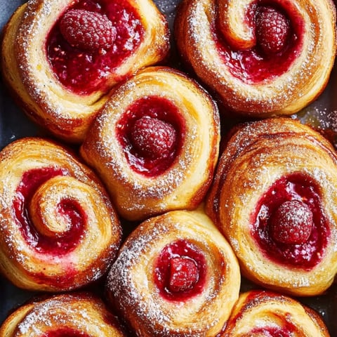 Ein Teller mit Gebäck, dekoriert mit roten Beeren.