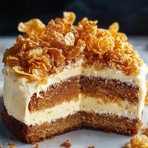 Ein Stück Kuchen mit Krümeltopping.