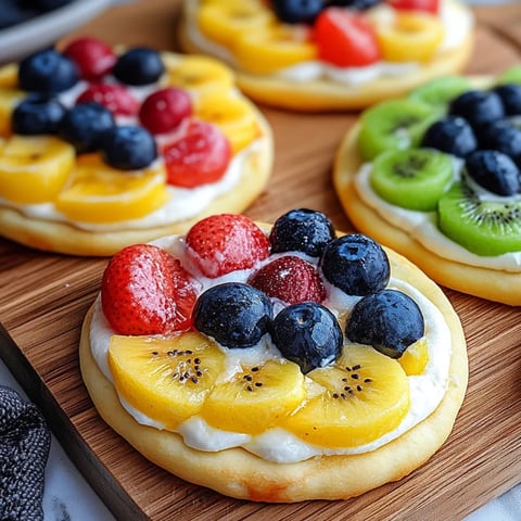 Ein Teller mit Keksen, bedeckt mit Frucht und Joghurt.
